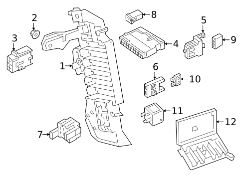 Fuse & Relay for 2025 Audi A8 Quattro #2