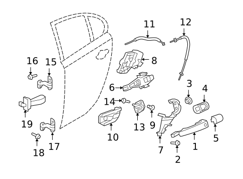 REAR DOOR for 2015 Jaguar XFR #0