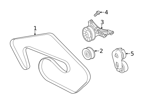 Belts & Pulleys for 2020 Jaguar F-Type #7