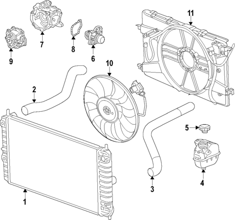 Cooling System for 2023 Buick Envision #8