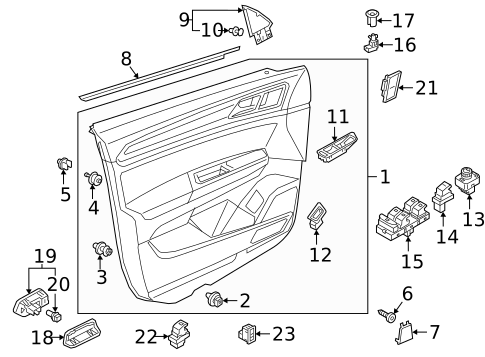 Mirrors for 2023 Volkswagen Atlas #1