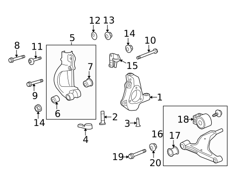 Suspension Components for 2013 Cadillac XTS #0