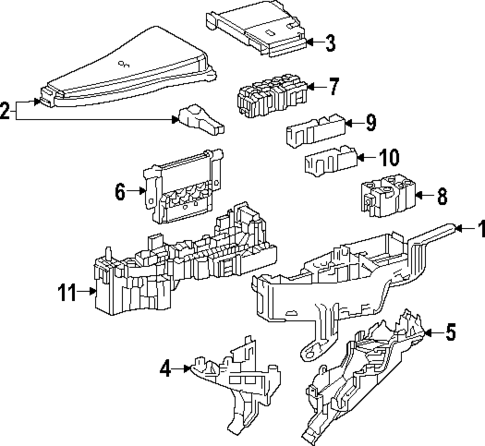 Fuse & Relay for 2025 Toyota Grand Highlander #0
