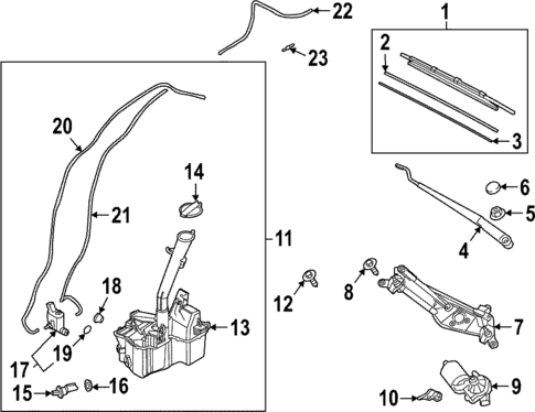 Wipers for 2024 Hyundai Tucson #0