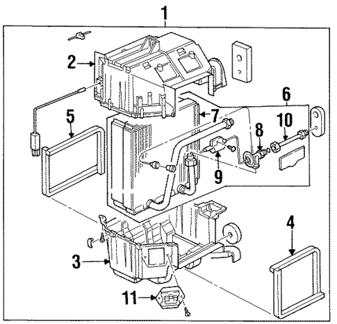 Blower Motor & Fan for 1999 Acura SLX #1