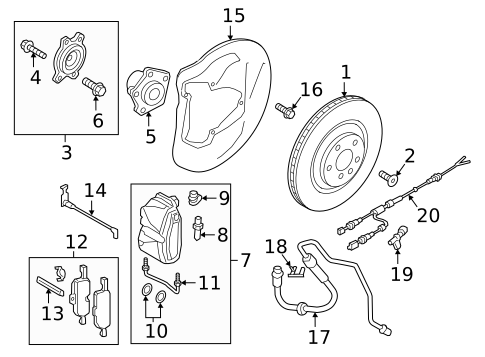 Front Brakes for 2025 Audi A4 allroad #0