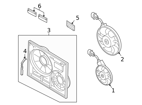 Cooling System for 2008 Porsche Cayenne #1