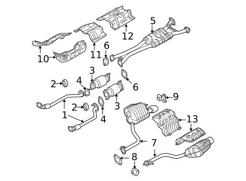 Suspension Mounting for 2012 Hyundai Genesis #1