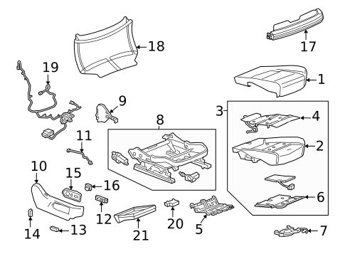 Lumbar Control Seats for 2025 Cadillac Escalade #1