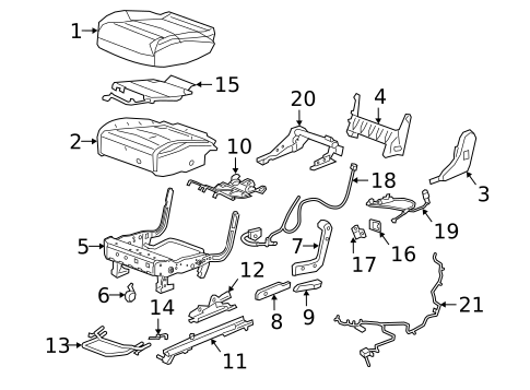 Second Row Seats for 2022 Cadillac XT6 #1