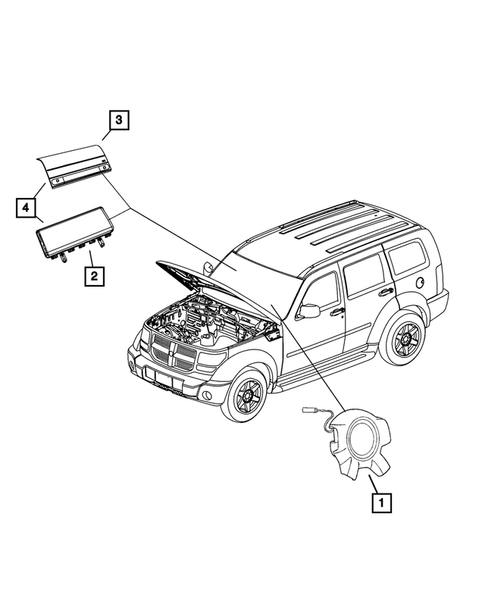 Air Bags for 2008 Jeep Liberty #0
