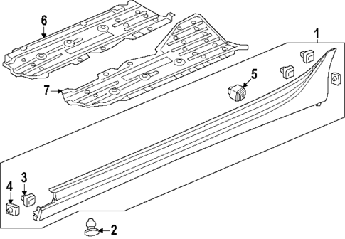 Exterior Trim - Pillars for 2024 Acura Integra #0