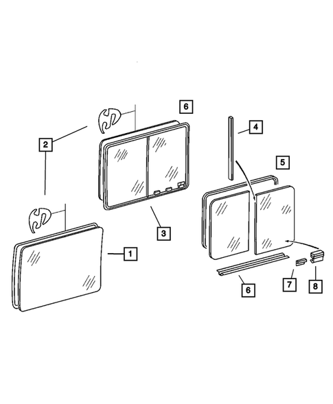 Door, Sliding Cargo for 2004 Dodge Sprinter 3500 #2