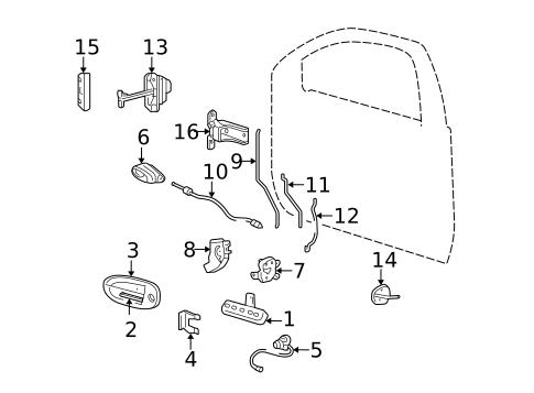 Doors for 2005 Ford Freestyle #0