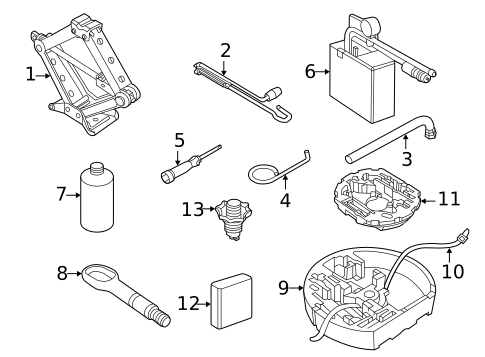 Jack & Components for 2019 Volkswagen Beetle #0