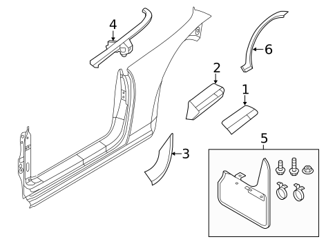 Exterior Trim - Quarter Panel for 2019 Volkswagen Beetle #0
