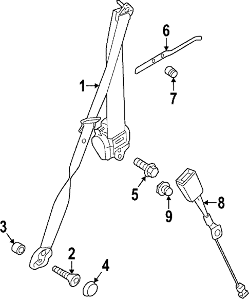 Front Seat Belts for 2024 Porsche 911 #2