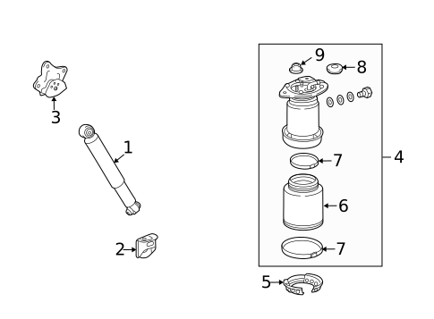Shocks & Components for 2010 Lexus RX350 #0