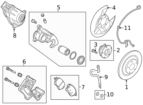 Rear Brakes for 2018 Mazda 3 #1