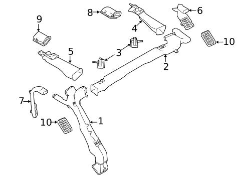 Ducts for 2022 Land Rover Range Rover Sport #1