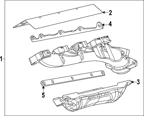 Exhaust Manifold for 2024 Dodge Durango #0