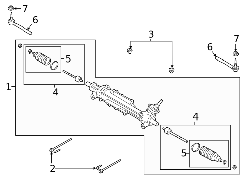 Steering Gear & Linkage for 2022 Ford Ranger #1