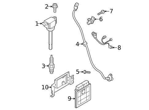 Ignition System for 2025 Kia Sorento #0