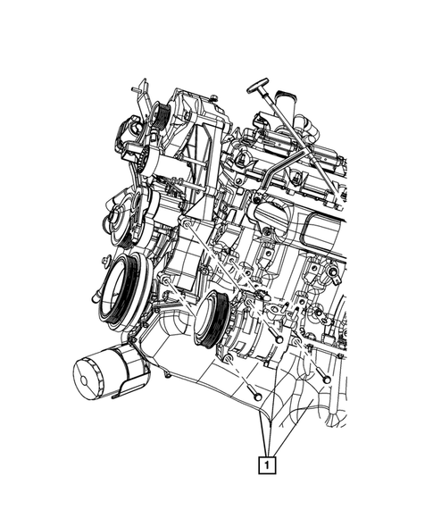 Air Conditioner Compressor and Mounting for 2009 Dodge Ram 2500 #1