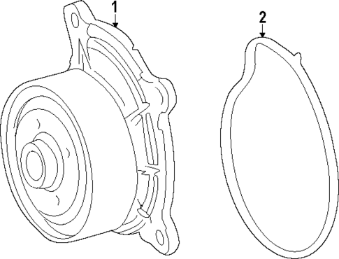 Water Pump for 2024 Lexus NX350 #1