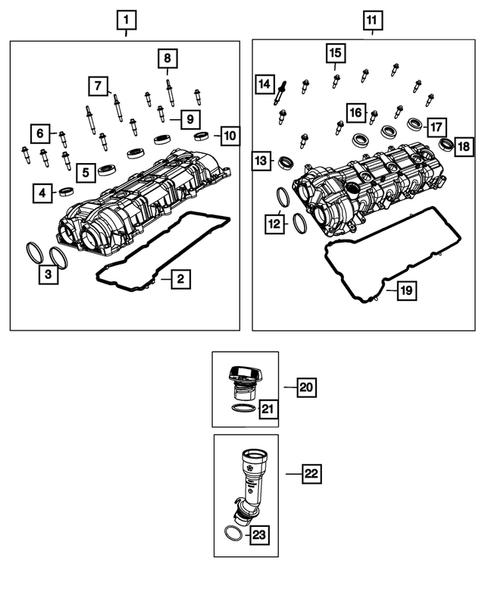 Cylinder Head for 2021 Ram 1500 #1
