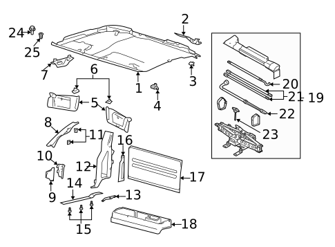 Interior Trim - Cab for 2008 Ford F-150 #2