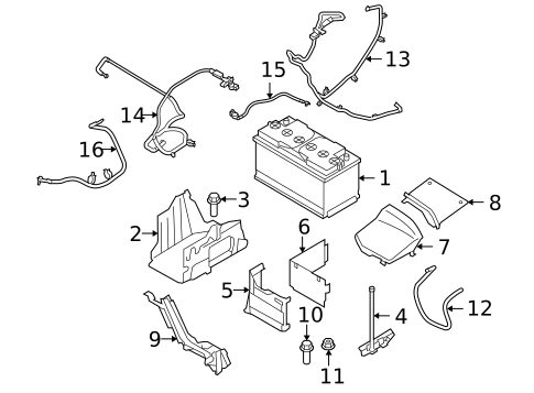 Battery for 2009 Volvo S80 #0