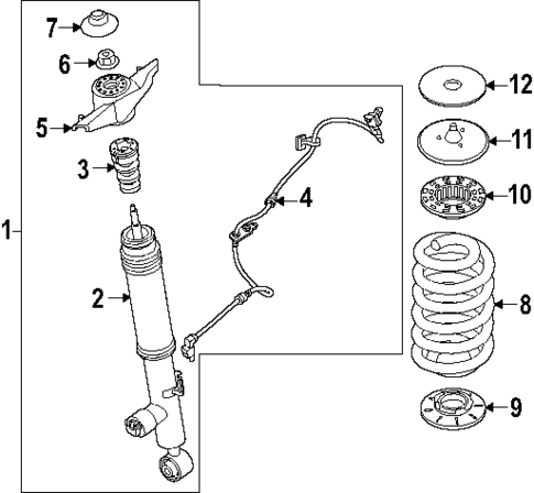 Shocks & Components for 2021 Volvo XC40 Recharge #0