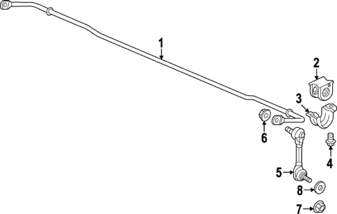 Stabilizer Bar & Components for 2023 Honda HR-V #0