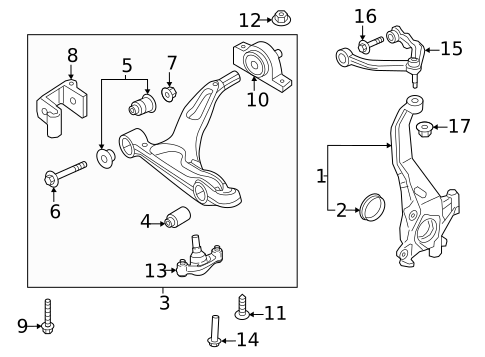 Suspension Components for 2018 Volvo XC60 #5