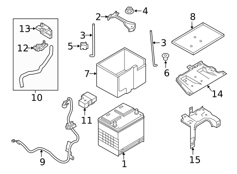 Battery for 2024 Nissan Murano #0