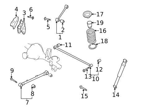 Rear Suspension for 2003 Nissan Pathfinder #0