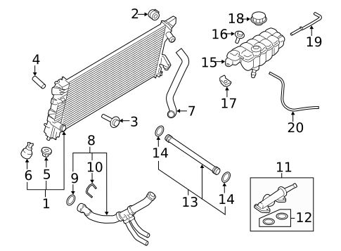 Radiator & Components for 2018 Ford F-150 #0