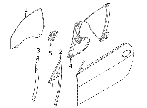Door for 2007 BMW M6 #2