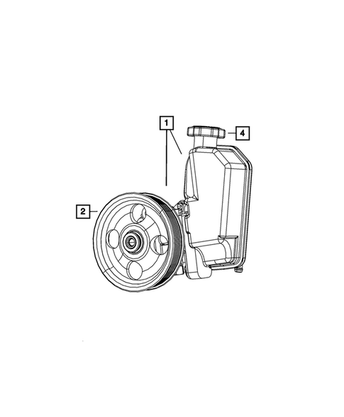 Power Steering Pump for 2008 Jeep Liberty #0