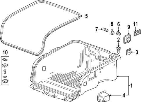 Cargo Area for 2025 GMC Hummer EV SUV #0