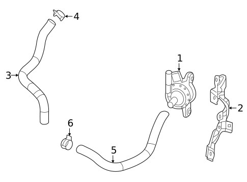 Water Pump for 2022 Honda Insight #1