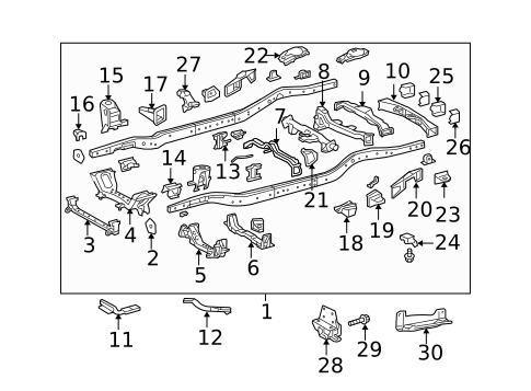 Frame & Components for 2024 Toyota 4Runner #0