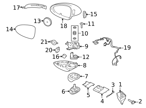 Outside Mirrors for 2020 Porsche Panamera #9