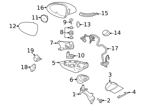 Outside Mirrors for 2020 Porsche Panamera #8