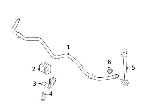 Stabilizer Bar & Components for 2020 INFINITI Q60 #8
