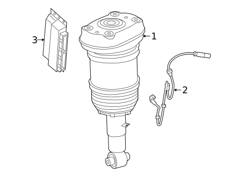 Struts & Components for 2024 BMW X6 #3
