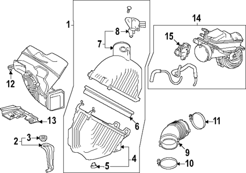 Air Intake for 2024 Toyota Crown #0