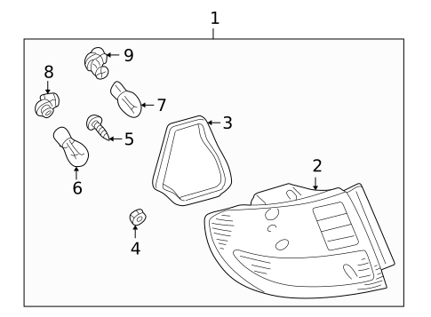 Bulbs - Chassis for 2004 INFINITI I35 #1