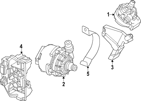 Hoses & Pipes for 2023 BMW XM #3